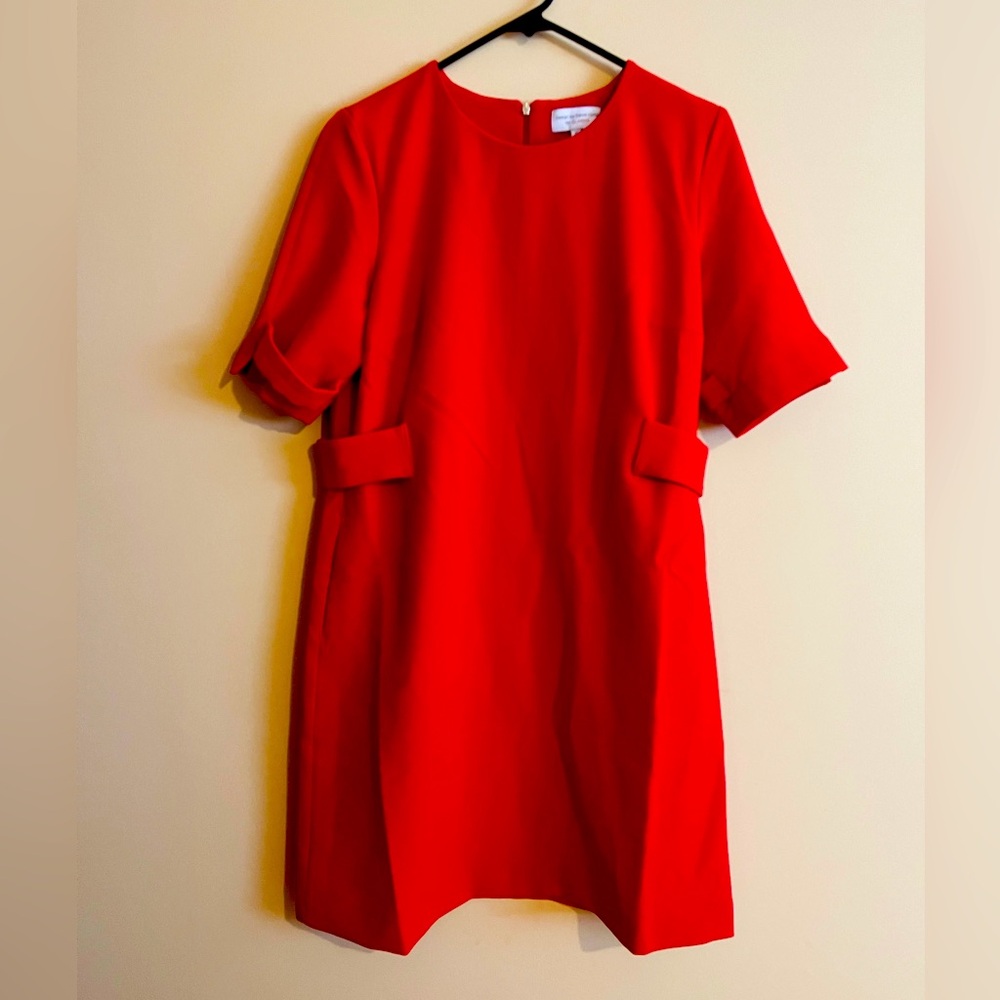 Midi Dress - Red - David Koma Designed for Clarins - 42 - Women's - NEW